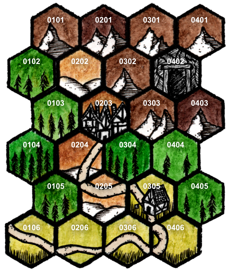 The Town of Bracken and Surroundings. Source: Homemade